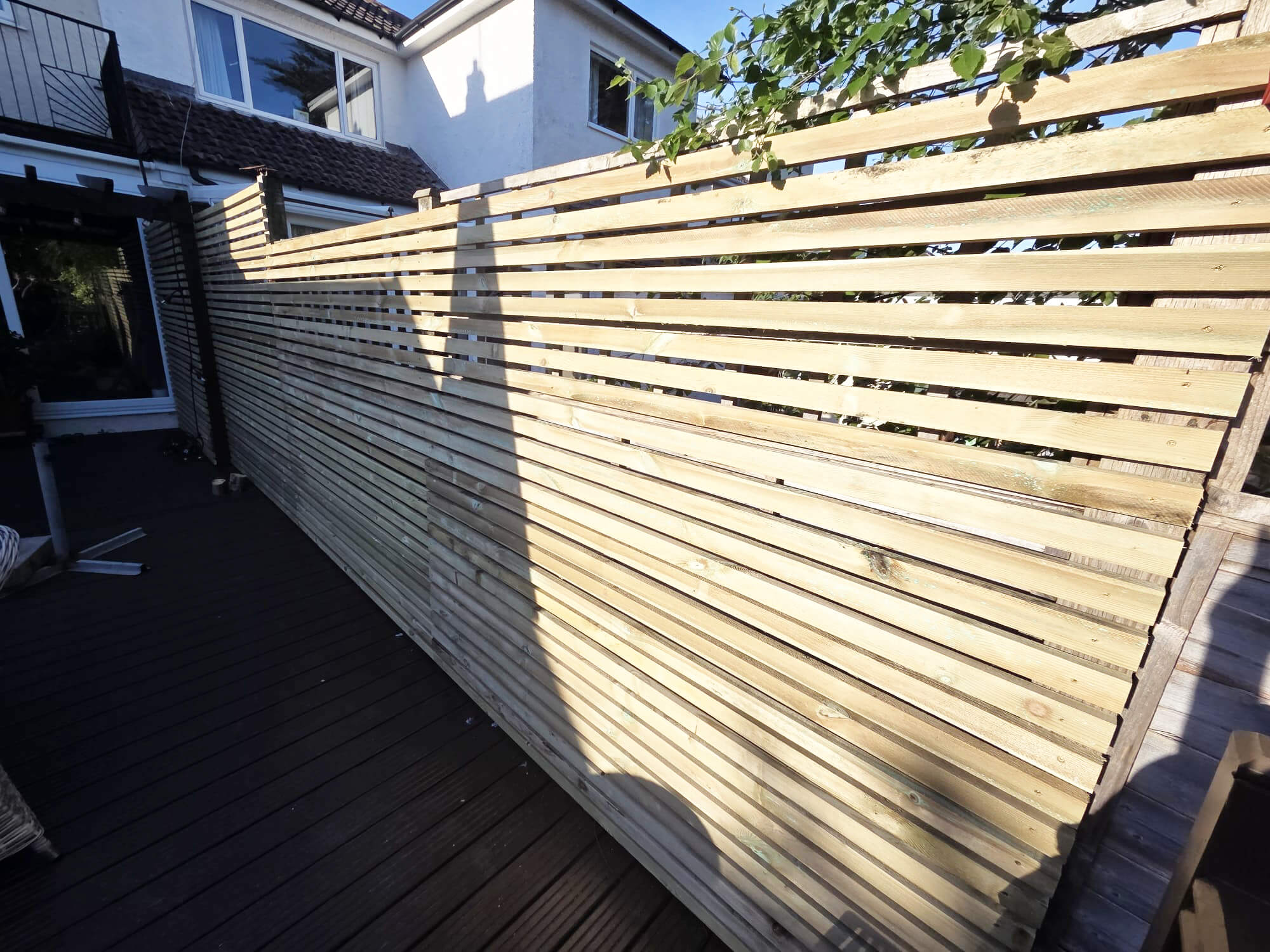 Image showing garden fence