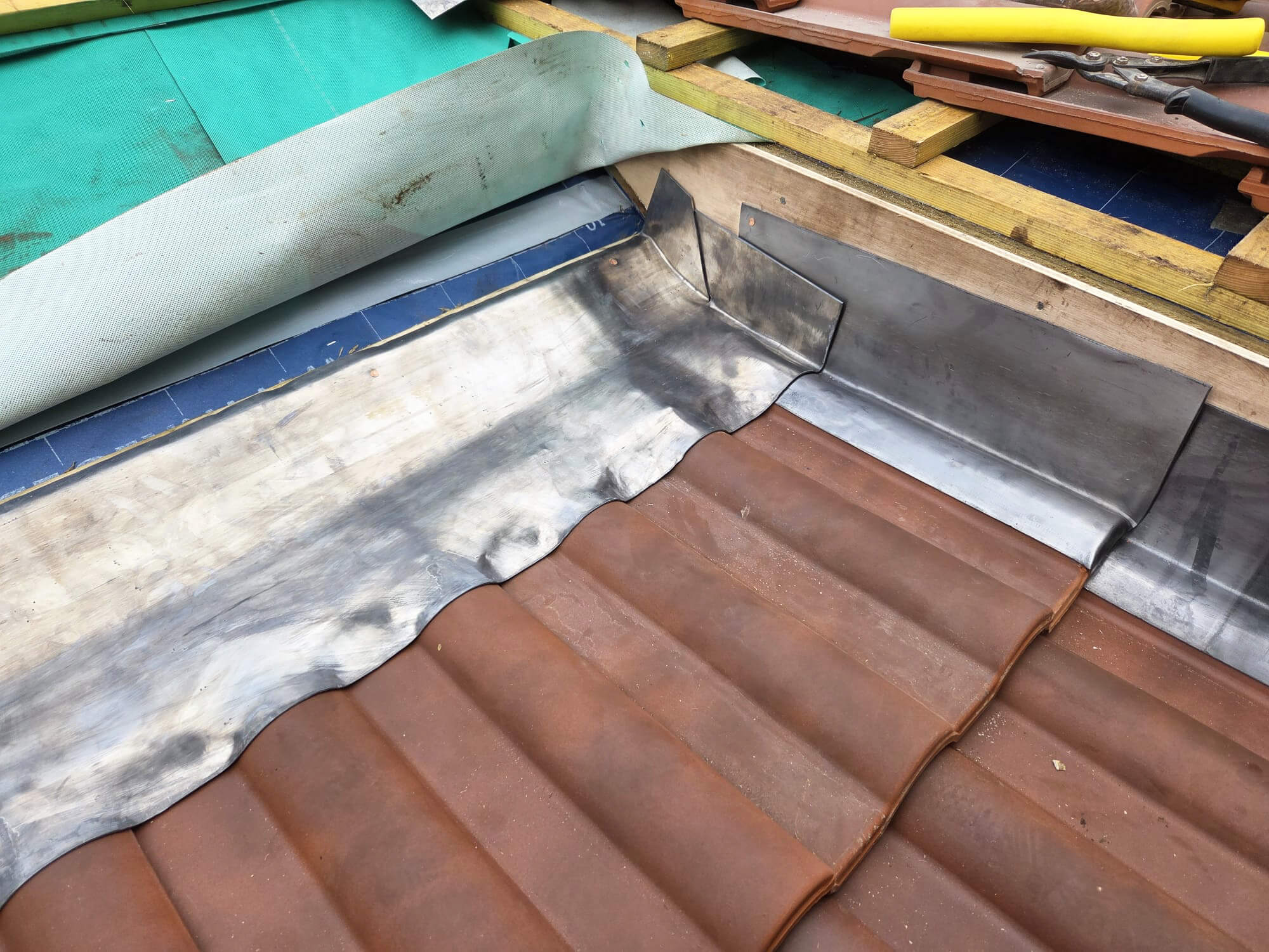 Image showing roof with lead work